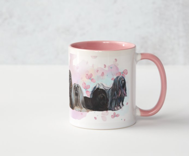 Preview: Lhasa Apso Frühlingstasse