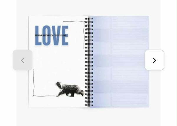 LOVE Bearded Collie – Terminplaner